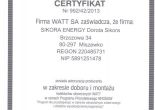 watt - certyfikat autoryzowanego instalatora - sikora energy dorota sikora grudzien 2013.JPG